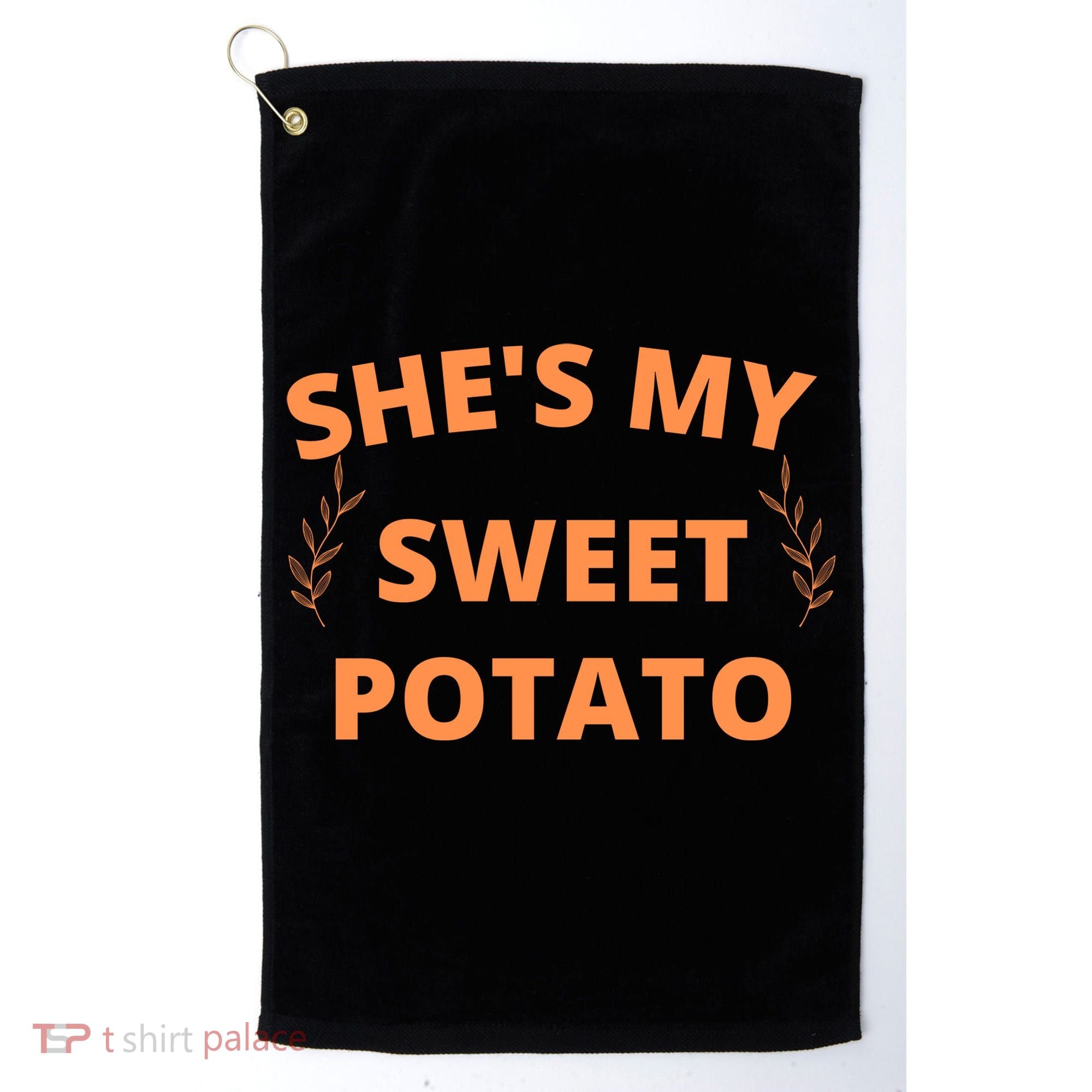 She's My Sweet Potato Yes I Yam Golf Towel