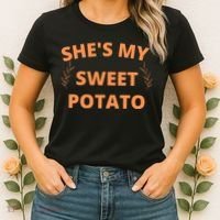 She's My Sweet Potato Yes I Yam Women's T-Shirt thumb 2