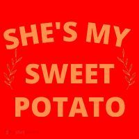 She's My Sweet Potato Yes I Yam Santa Hat thumb 1
