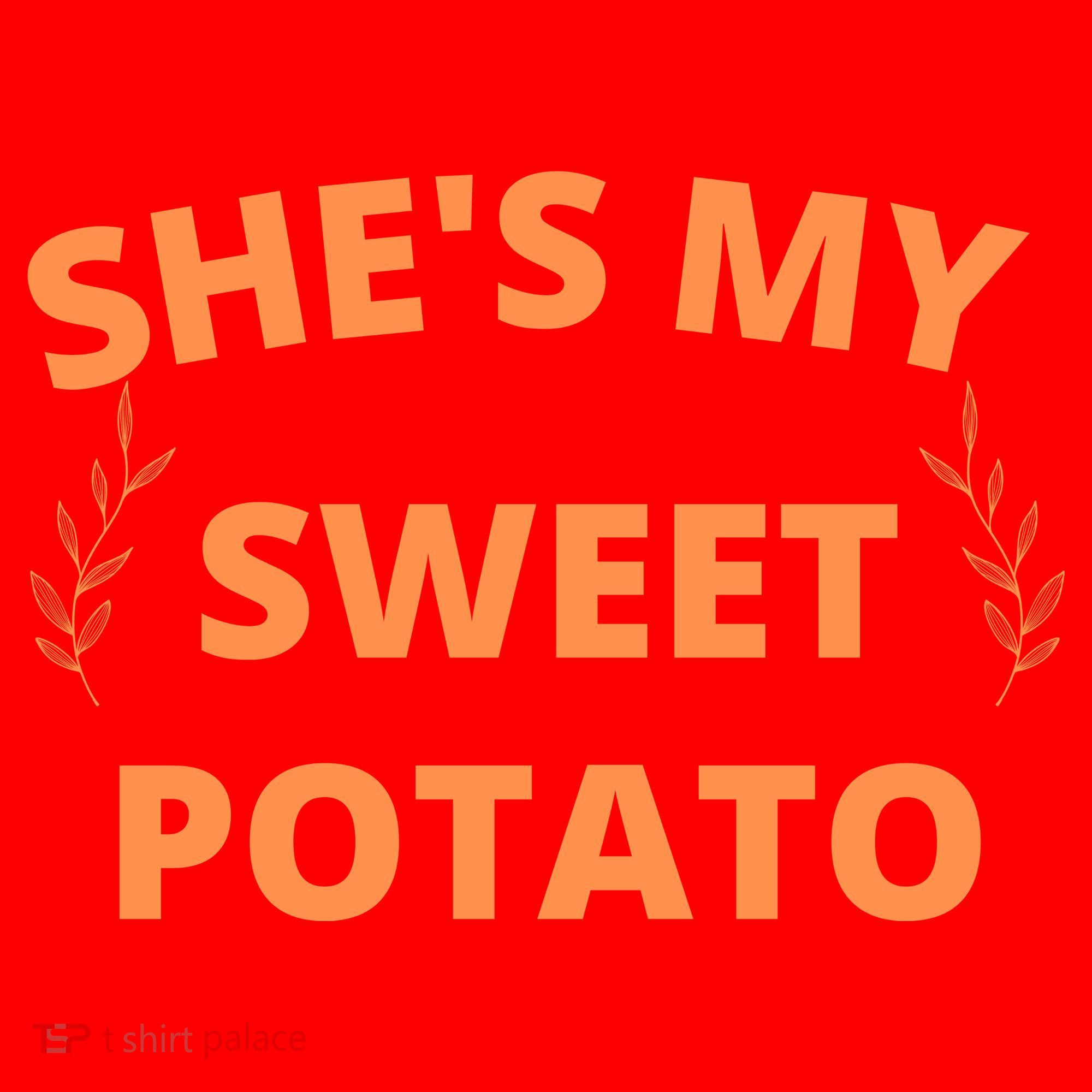 She's My Sweet Potato Yes I Yam Santa Hat