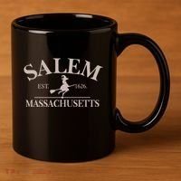 Salem Massachusetts 11oz C Handle Ceramic Mug thumb 3