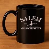 Salem Massachusetts 11oz C Handle Ceramic Mug thumb 4