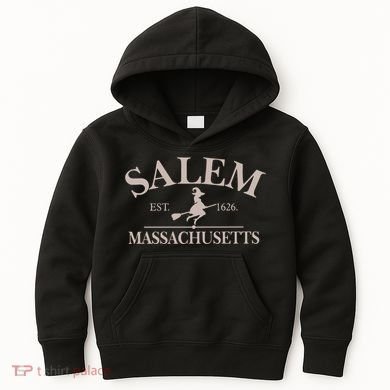 Salem Massachusetts Kids Hoodie