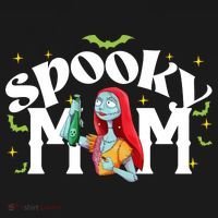 Spooky Mom Sally Nightmare Halloween Matchin Family Spooky Halloween Nightmare Apron thumb 3