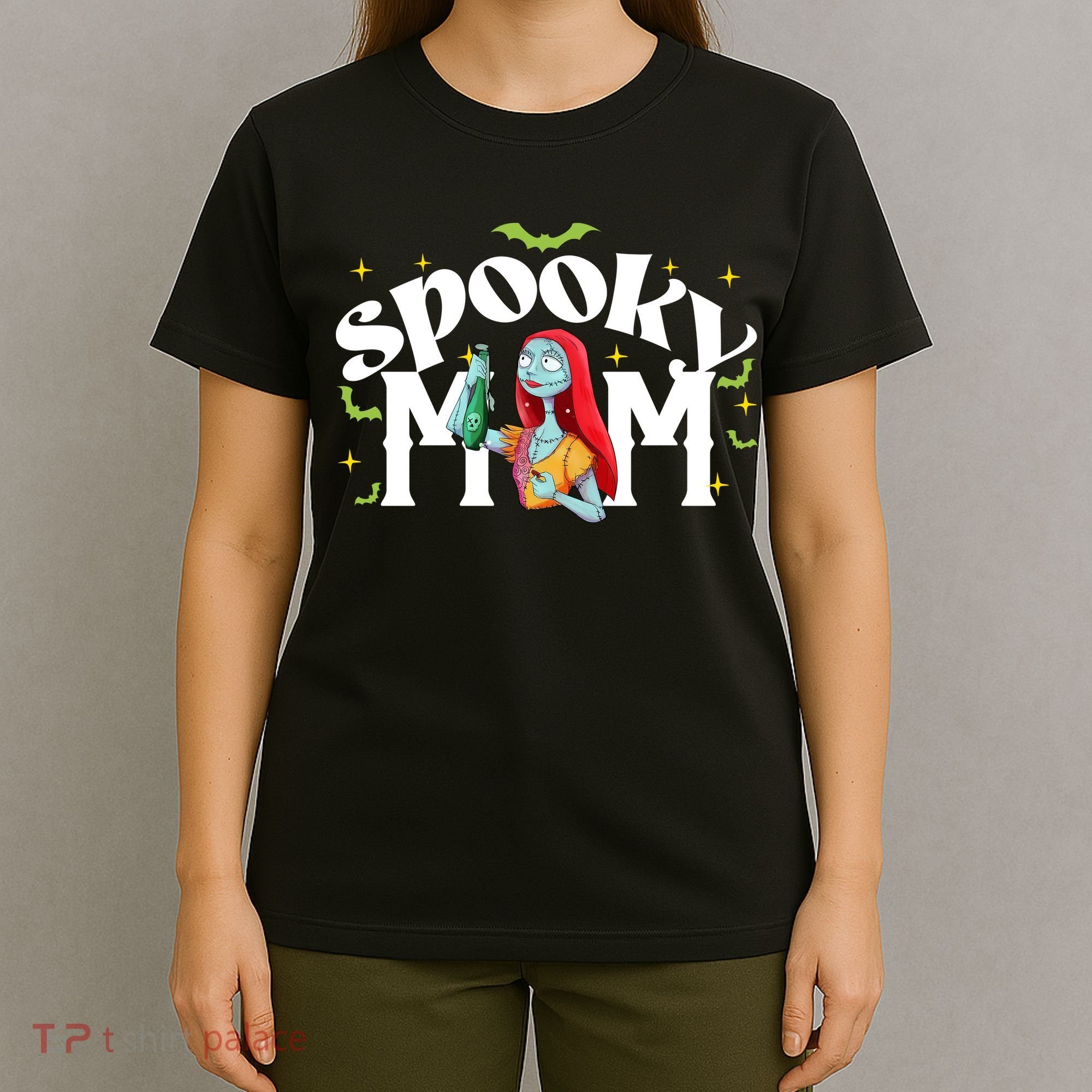 Spooky Mom Sally Nightmare Halloween Matchin Family Spooky Halloween Nightmare T-Shirt