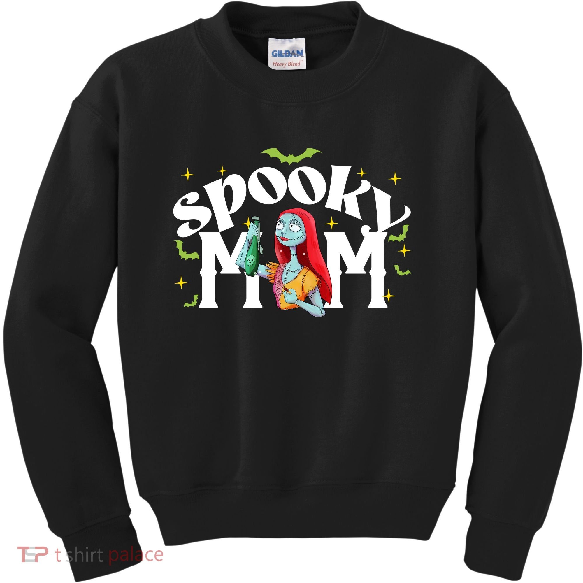 Spooky Mom Sally Nightmare Halloween Matchin Family Spooky Halloween Nightmare Kids Sweatshirt
