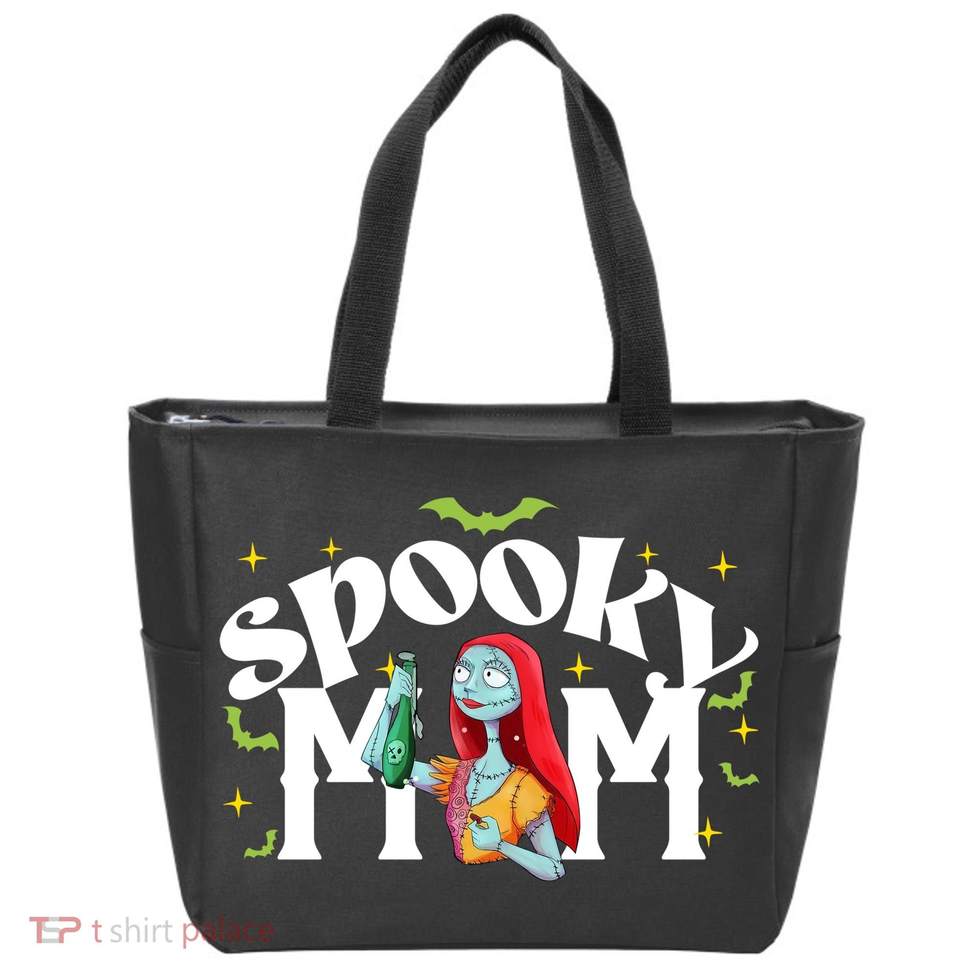 Spooky Mom Sally Nightmare Halloween Matchin Family Spooky Halloween Nightmare Tote Bag