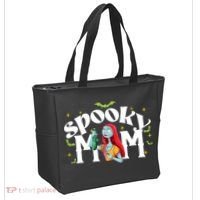 Spooky Mom Sally Nightmare Halloween Matchin Family Spooky Halloween Nightmare Tote Bag thumb 2