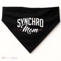 Synchro Mom Synchronized Swimming Artistic Swimmer Gift USA-Made Doggie Bandana thumb 0