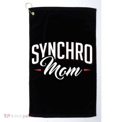 Synchro Mom Synchronized Swimming Artistic Swimmer Gift Golf Towel