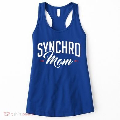 Synchro Mom Synchronized Swimming Artistic Swimmer Gift Women's Tank Top