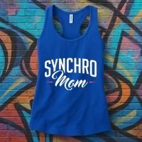Synchro Mom Synchronized Swimming Artistic Swimmer Gift Women's Tank Top thumb 3