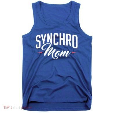 Synchro Mom Synchronized Swimming Artistic Swimmer Gift Tank Top