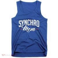 Synchro Mom Synchronized Swimming Artistic Swimmer Gift Tank Top thumb 0