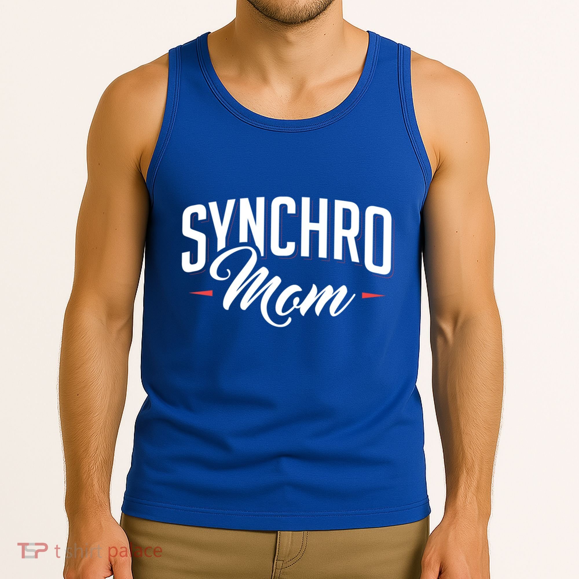Synchro Mom Synchronized Swimming Artistic Swimmer Gift Tank Top