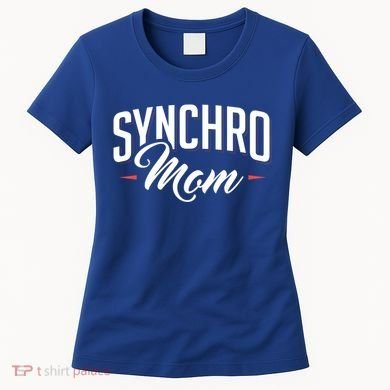 Synchro Mom Synchronized Swimming Artistic Swimmer Gift Women's T-Shirt
