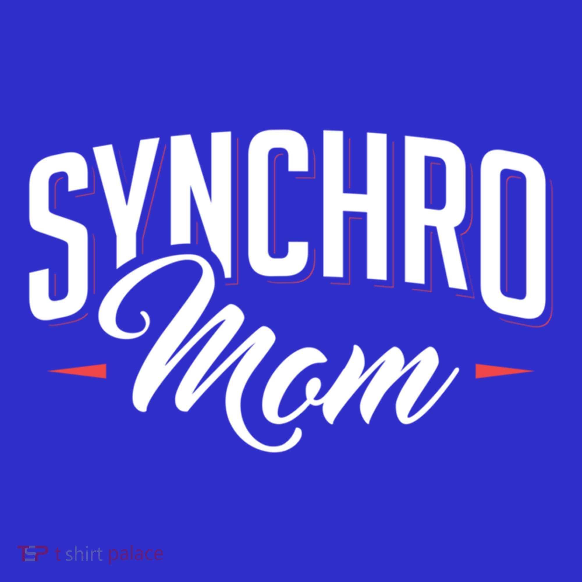 Synchro Mom Synchronized Swimming Artistic Swimmer Gift Women's T-Shirt