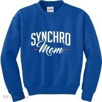 Synchro Mom Synchronized Swimming Artistic Swimmer Gift Kids Sweatshirt thumb 0
