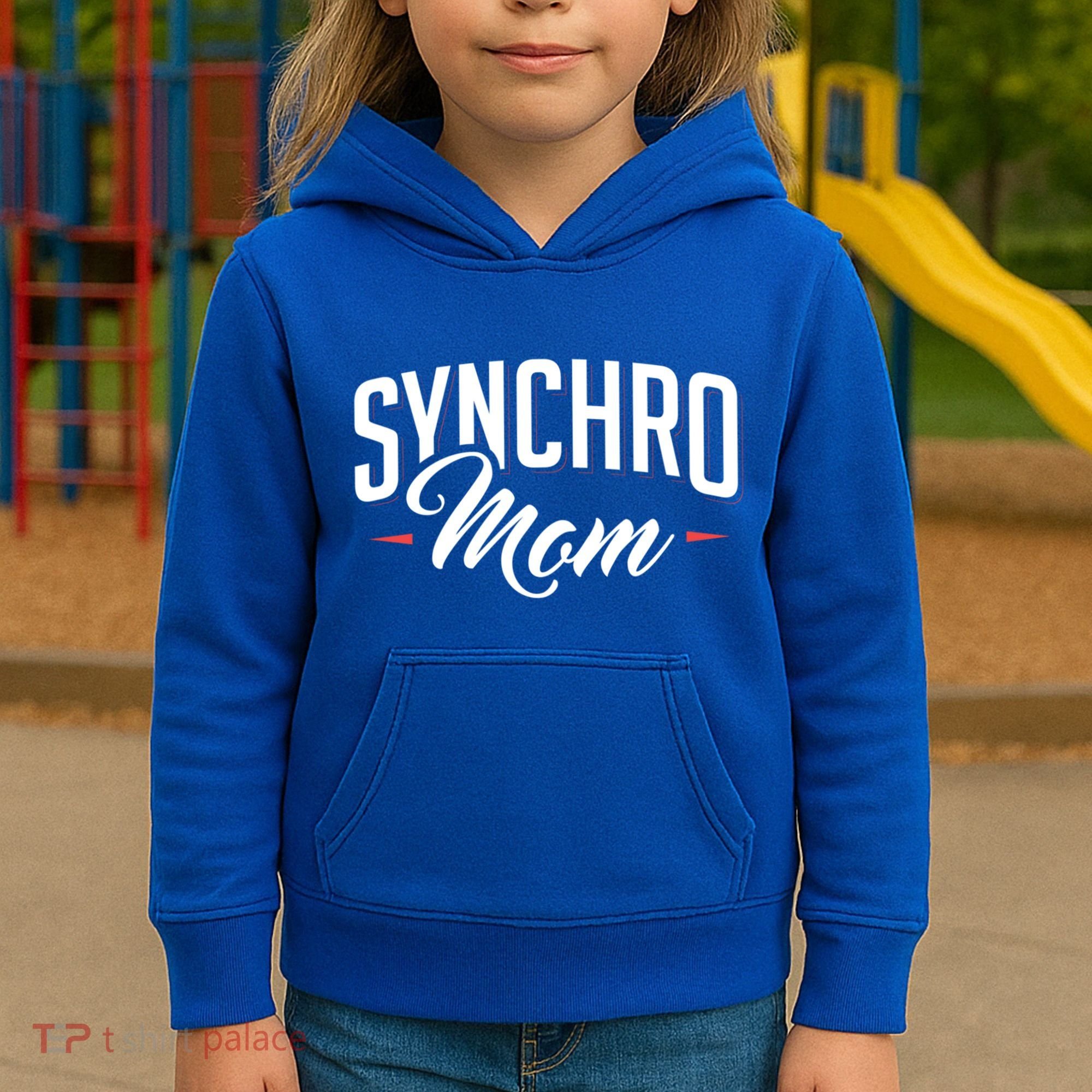 Synchro Mom Synchronized Swimming Artistic Swimmer Gift Kids Hoodie