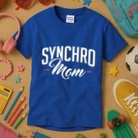 Synchro Mom Synchronized Swimming Artistic Swimmer Gift Kids T-Shirt thumb 3
