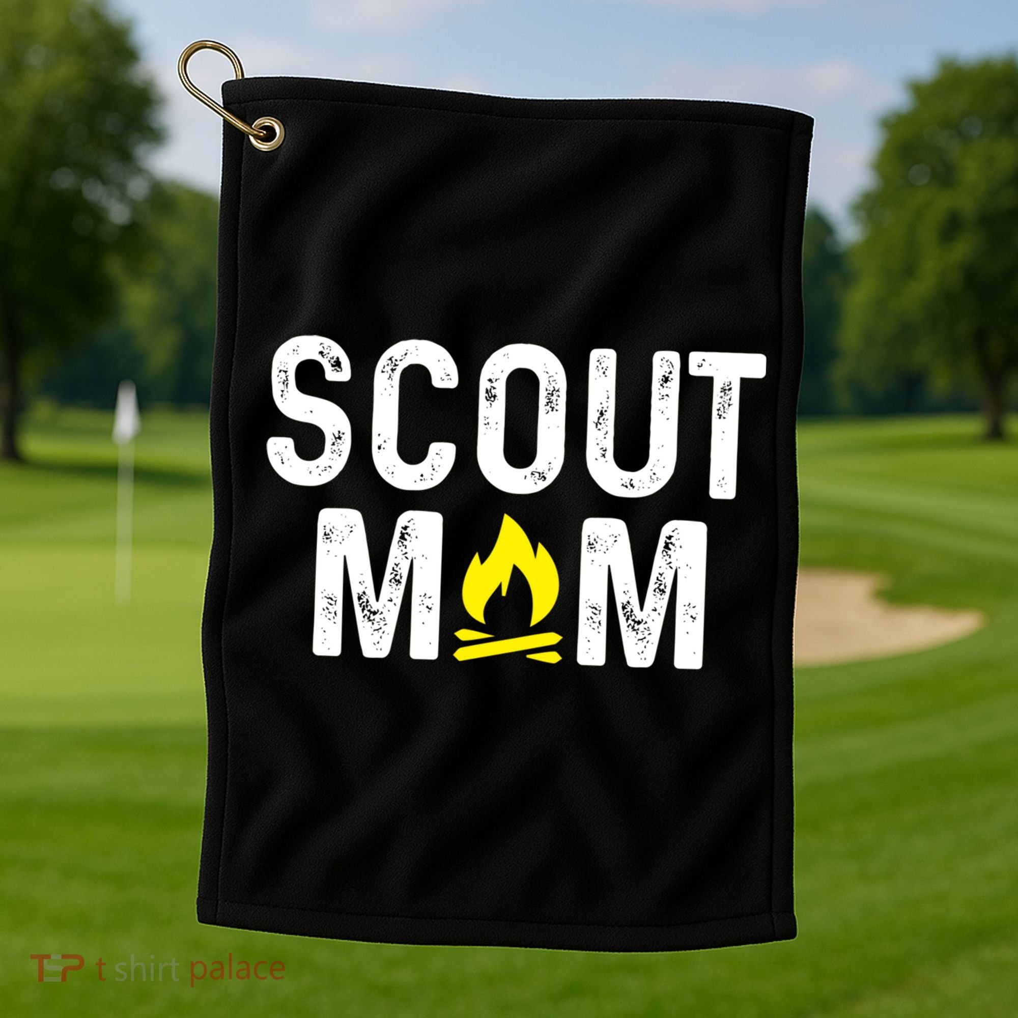 Scouting Mom Scout Mother Scouts Golf Towel