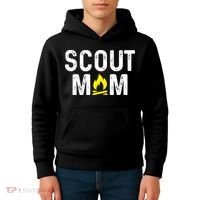 Scouting Mom Scout Mother Scouts Kids Hoodie thumb 4