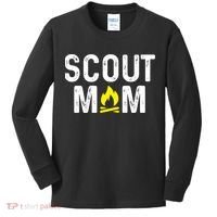 Scouting Mom Scout Mother Scouts Kids Long Sleeve Shirt thumb 0