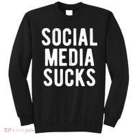 Social Media Sucks Sweatshirt thumb 0