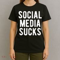 Social Media Sucks T-Shirt thumb 4