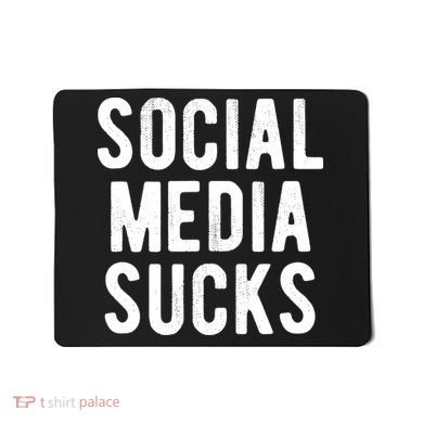 Social Media Sucks Mousepad