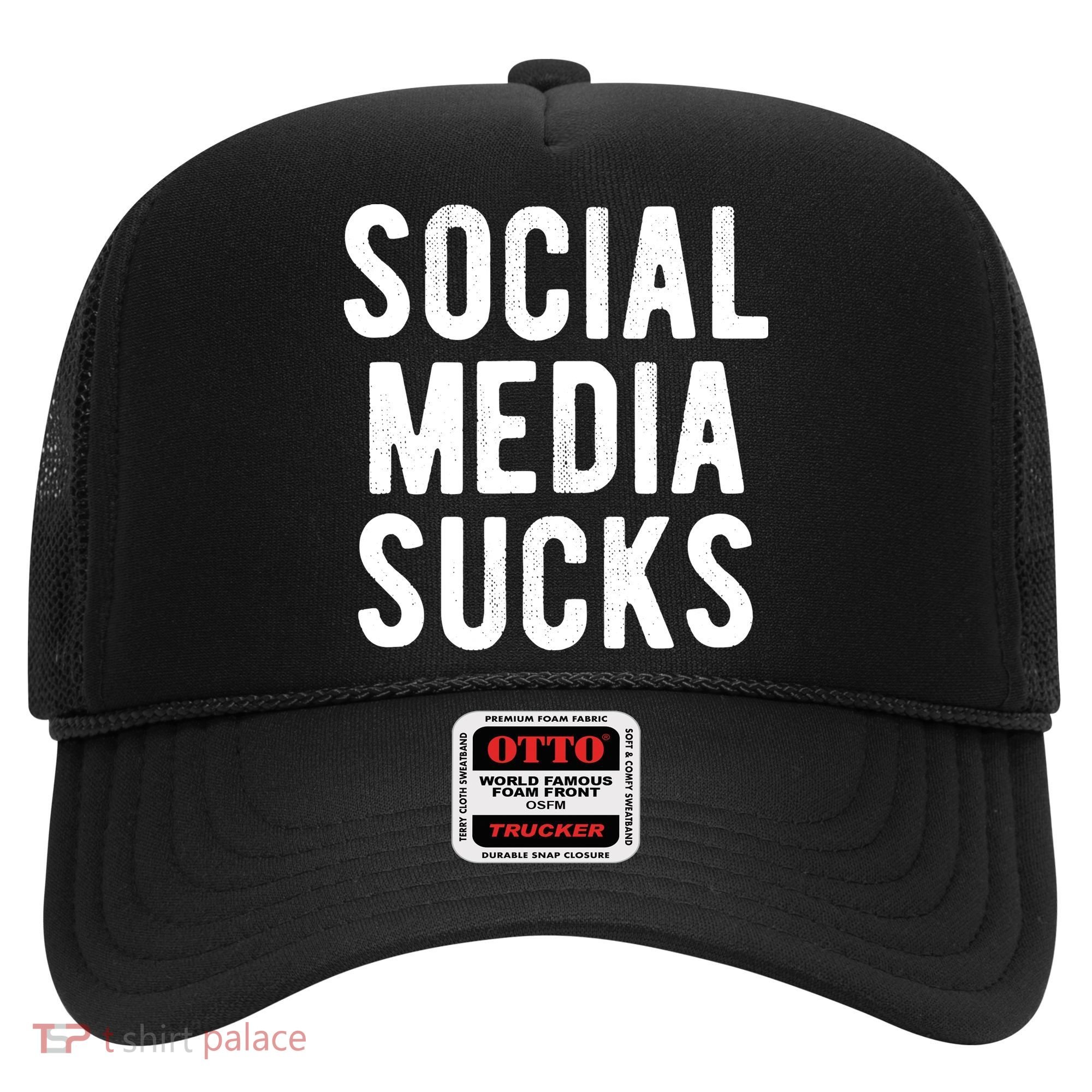 Social Media Sucks Hat