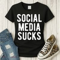 Social Media Sucks Women's T-Shirt thumb 3