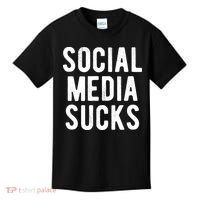 Social Media Sucks Kids T-Shirt thumb 0