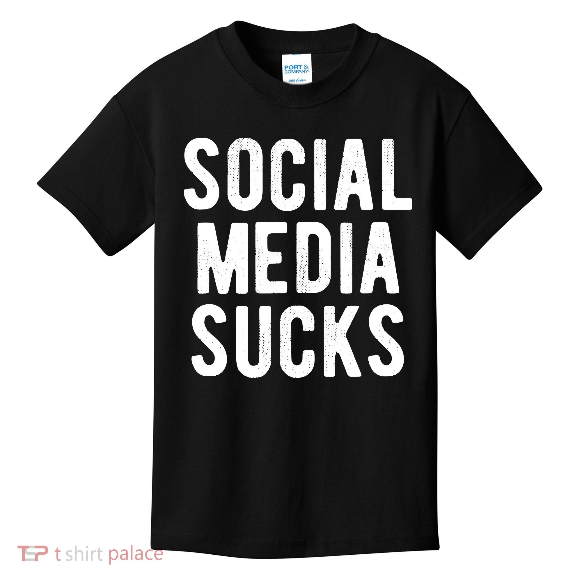 Social Media Sucks Kids T-Shirt