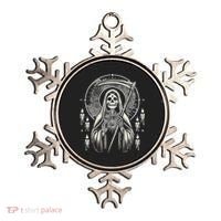 Santa Muerte Sacred Art – Mystical Skeleton With Scythe Ornament thumb 0