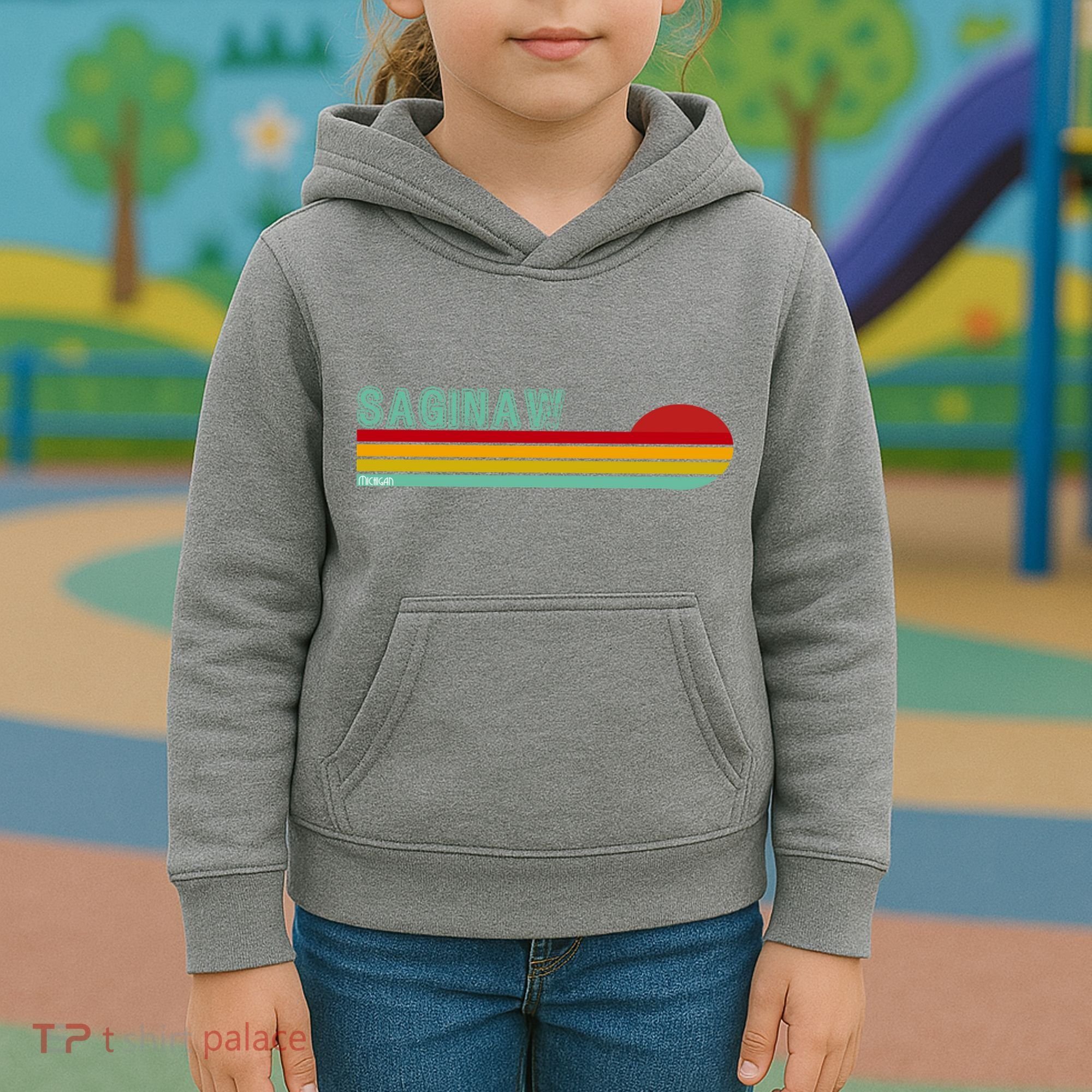 Saginaw Michigan Kids Hoodie