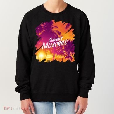 Summer Memories Sunset Beach Women's Sweatshirt