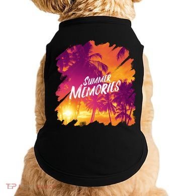 Summer Memories Sunset Beach Doggie Tank