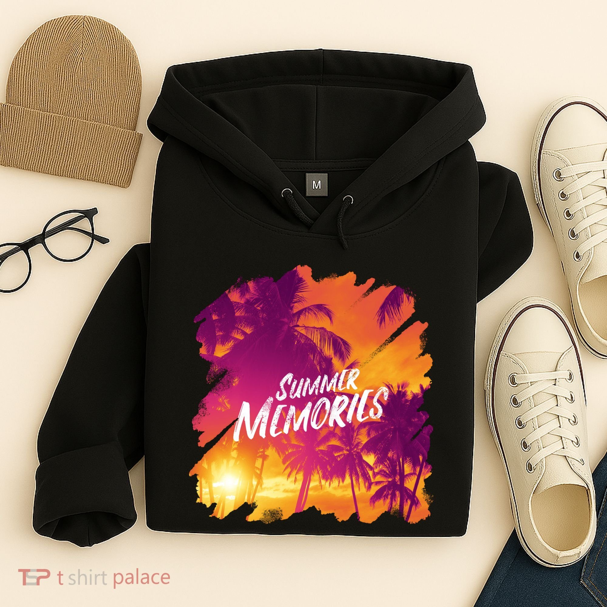 Summer Memories Sunset Beach Hoodie