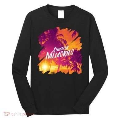 Summer Memories Sunset Beach Long Sleeve Shirt