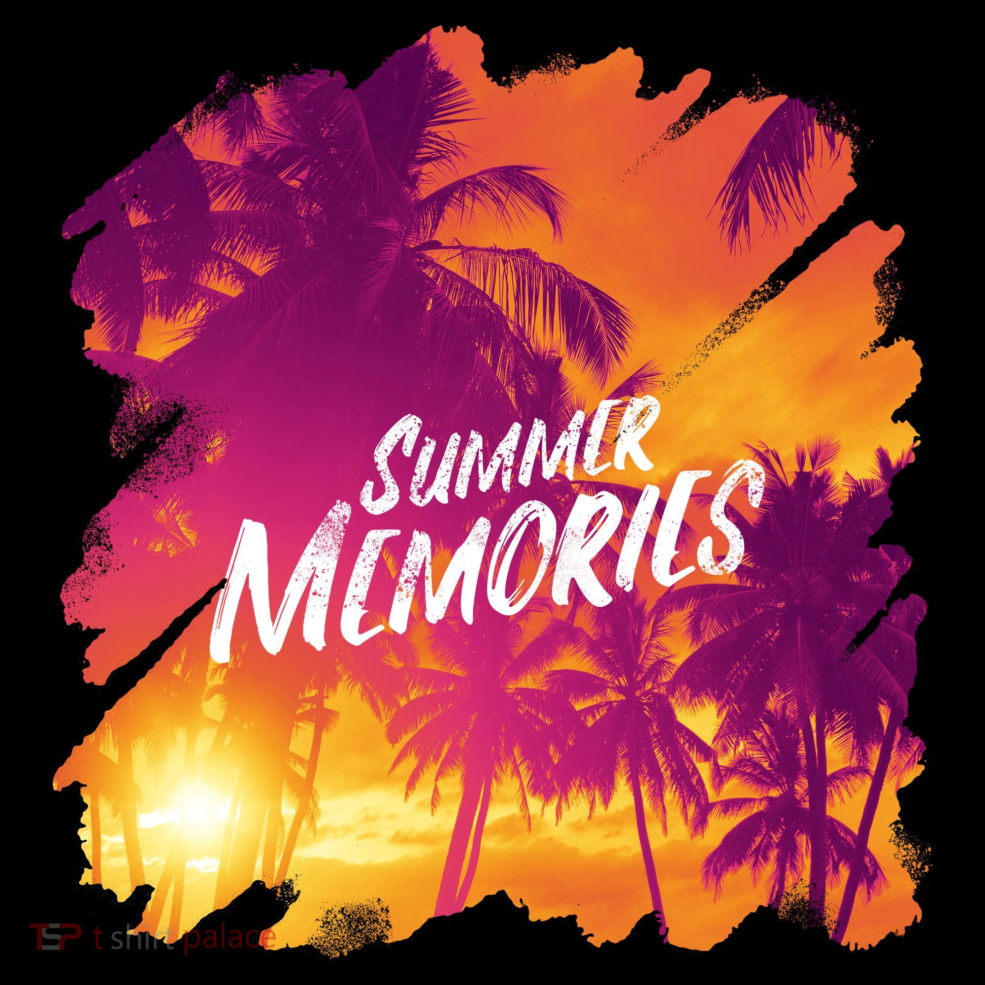 Summer Memories Sunset Beach T-Shirt
