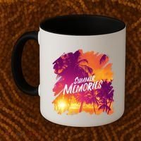 Summer Memories Sunset Beach Coffee Mug thumb 2