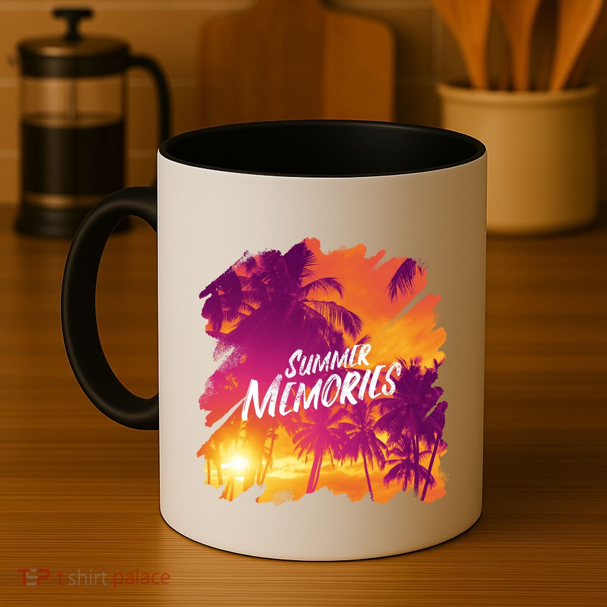 Summer Memories Sunset Beach Coffee Mug
