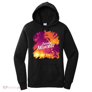 Summer Memories Sunset Beach Women's Hoodie