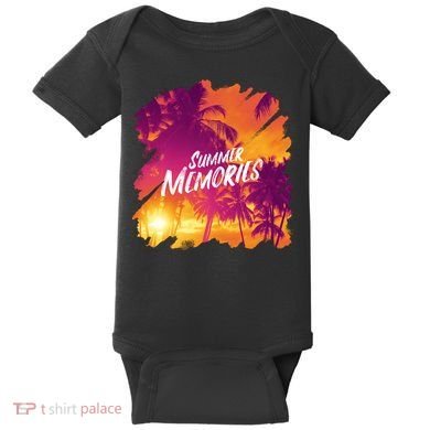 Summer Memories Sunset Beach Baby Bodysuit