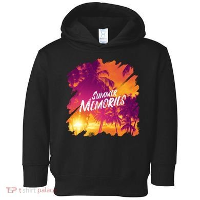 Summer Memories Sunset Beach Toddler Hoodie