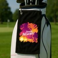Summer Memories Sunset Beach Golf Towel thumb 2