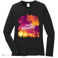 Summer Memories Sunset Beach Women's Long Sleeve Shirt thumb 0