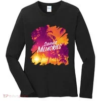 Summer Memories Sunset Beach Women's Long Sleeve Shirt thumb 0