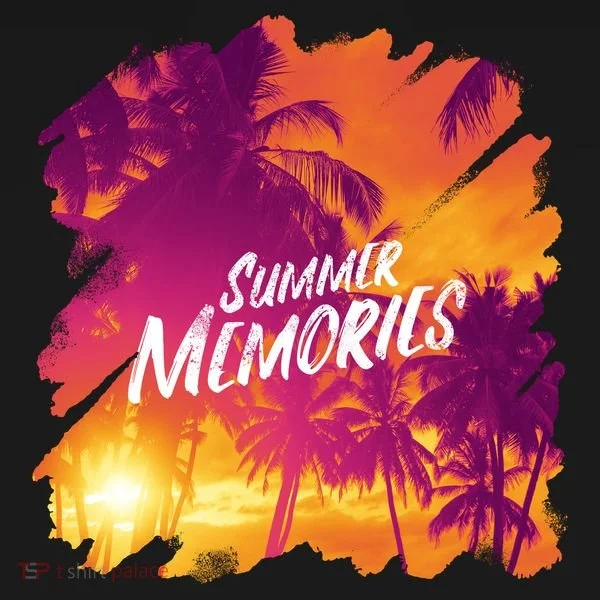Summer Memories Sunset Beach Women's Long Sleeve Shirt